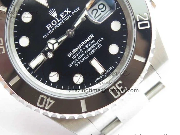 1229 Submariner 116610 LN Black Ceramic 316L Steel Noob 1:1 Best Edition V10. Stretchable 2865